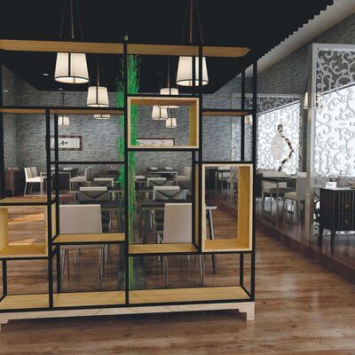 طراحی داخلی کافه