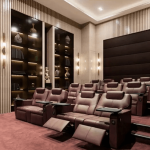 سالن سینمای پروژه مسکونی ساختمان 23 در سعادت آباد