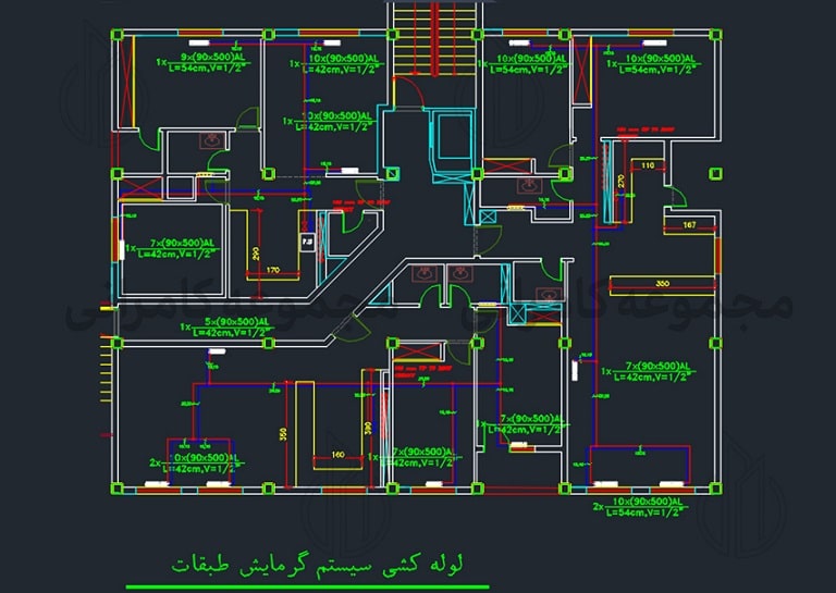 نقشه های اجرایی تاسیسات مکانیکی
